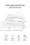 REST Mattress Topper 200x200+8cm Thick 900GSM Filling and Plush Brushed Fabric with 4-Side Elastic B - 4
