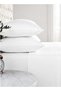 Hotel Linen Klub 2-Piece Cotton Blend Solid Pillow Cover Cotton Blend White 50x75cm