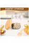 SKYLINK 16oz Glass Overnight Oats Containers with Bamboo Lids, 4 Pack – Wide Mouth Airtight Storage - 3