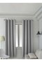 DUNISO 2 Pieces of Blackout curtains, household soundproof and heat insulating curtains，with perfora - 4