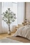 Zvezvia 210CM Olive Tree Artificial Plant Decor - Tall Fake Tree for Home Decor Faux Plant Indoor Ar - 4