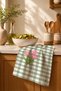 Tulip Patterned Digital Printed Tea Towel 35X50 cm Cotton Kitchen Towel - 3