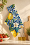 Limon Bahçesi Dish Drying Towel 35X50 cm Cotton Patterned Kitchen Cloth - 5