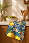 Limon Bahçesi Dish Drying Towel 35X50 cm Cotton Patterned Kitchen Cloth - 3