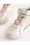 Girls Cream Hello Kitty High-Top Sneakers - 3