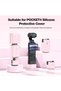 XICEN Silicone Protective Case for DJI Osmos Pocket 4 Camera with Fixed Base & Anti-Loss Lanyard, Co - 2