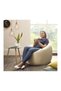 Comfy Pvc Cream Large Adult Bean Bag With Bouncy Beans Filling