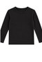 Girls' and Boys' Soft Viscose Fabric Flexible Black Pajama Set - 3