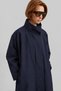 Oversize Trench Coat with Quilted Interior - 4