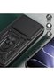 Case Compatible with Tecno Spark 50 4g with Sliding Camera Protection, Ring and Magnet Tank Cover Black - 7