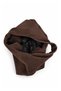 Suede Hobo Bag Brown - 6