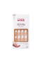 Salon Acrylic French Nails Medium Coffin KSA16C