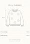 Women's Red Crew Neck Three-Dimensional Floral Appliqué Knit Sweater - 2