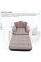 Tradeo 2-in-1 Inflatable Sofa Bed Convertible Air Couch – Flocked Surface, Comfortable Backrest & Ar - 3