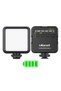 ULANZI VL49 2000mAh LED Video Light w 3 Cold Shoe, Rechargeable Soft Light Panel, Portable Photograp
