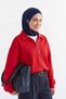 Winter Combed Cotton Cap with Neck Cover and Headphone Entry, B-94O - 2
