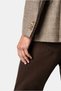 7 Drop Slim Fit Slim Fit 100% Wool Mono Collar Italian Classic Jacket - 5