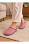 Seli Women's Textile Sole Silent Insole with Plush Fur Inside, Home Slippers and Comfortable House Slippers