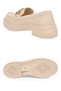 Buckle-Strapped Lightweight Comfortable Stylish Beige Women's Classic Casual Shoes Loafer 1837 Z - 5