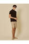 Men Brown Basic Polo Shirt - 5