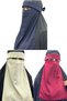 3 Pieces Hijab Medina Silk Eye-Veiled Veil Nikab