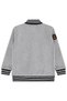Embroidered Cardigan for 6-9 Years Old - Gray - 2