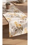 Duck Fabric Runner 40X150 cm – Eucalyptus Leaf Patterned, Water Repellent, Stain Resistant Decorative Table Runner - 5