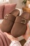 Closed Front Indoor and Outdoor Guest Daily Women's Slippers Nubuck Surface Daily Outdoor Slippers - 2