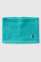 Boy's turquoise logo detail neck warmer - 2
