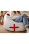 Fatbag England Football Style Bean Bag | England Flag Print | Faux Leather | Filled Bean Bag for Kid