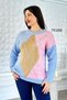 Baklava Pattern Knitwear Blouse 7K168 - 3