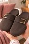 Closed Front Indoor and Outdoor Guest Daily Women's Slippers Nubuck Surface Daily Outdoor Slippers - 2