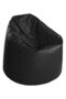 Luxe Bean Bag Black 80x50cm