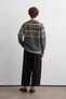 Nordic Patterned Knitwear Sweater Gray - 5