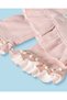 Infant Girls Pink And Ivory Teddy Jog Set - 5