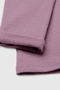Girl's purple regular fit leggings with embroidered logo on the waist - 3