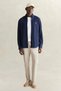 Men's Navy Blue Regular Fit 100% Cotton Shirt - 4