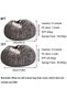 Arabest Bean Bag Chairs，Giant Bean Bag Chair for Adults，6ft Big Bean Bag Cover Comfy Bean Bag Bed (N - 2