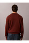Men's Brand Logo Brown Sweatshirt Suitable for Daily Use - 3