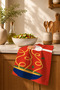 Ramen Patterned Dish Drying Towel 35X50 cm Cotton Patterned Kitchen Cloth - 3