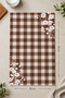 Floral Patterned Digital Printed Tea Towel 35X50 cm Cotton Kitchen Towel - 4