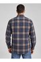 Navy Blue Camel Slimfit Lumberjack Men's Shirt - 4