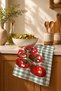Tomatoes Cotton Kitchen Towel 35X50 cm Digital Printed Drying Cloth - 3