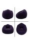 Huitich Inflatable Beanless Lounge Chair with Manual Pump, Purple - 3