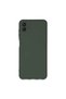 Samsung Galaxy A04E Case Nano Inside Velvet Silicone - Dark Green