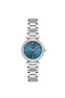 Milano Silver Color Metal Band Blue Dial 27 mm Women's Wristwatch - 2