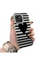 Tecno Spark 40C Compatible Striped Black Case, Shockproof Silicone, Stylish - 2