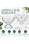 140ml Transparent Glass Ice Cream Bowls, Set of 6 - 2