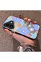 حافظة متوافقة مع هاتف iPhone 16 Plus بنمط زهور الفراولة، واقية، للاستخدام اليومي