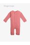 Solid Ribbed Girls' Overalls - 4